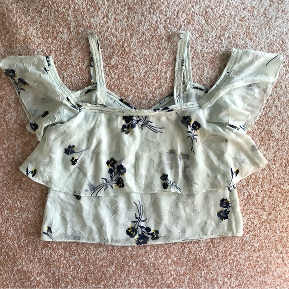 Lucky Brand Lace Ruffled Off Should Tank Top - Picture 6 of 7